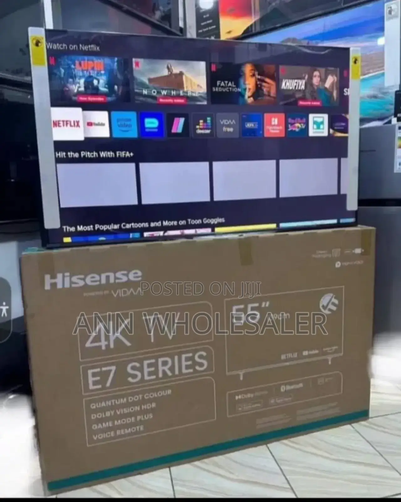 Frameless 55 Inches Hisense Tv Android