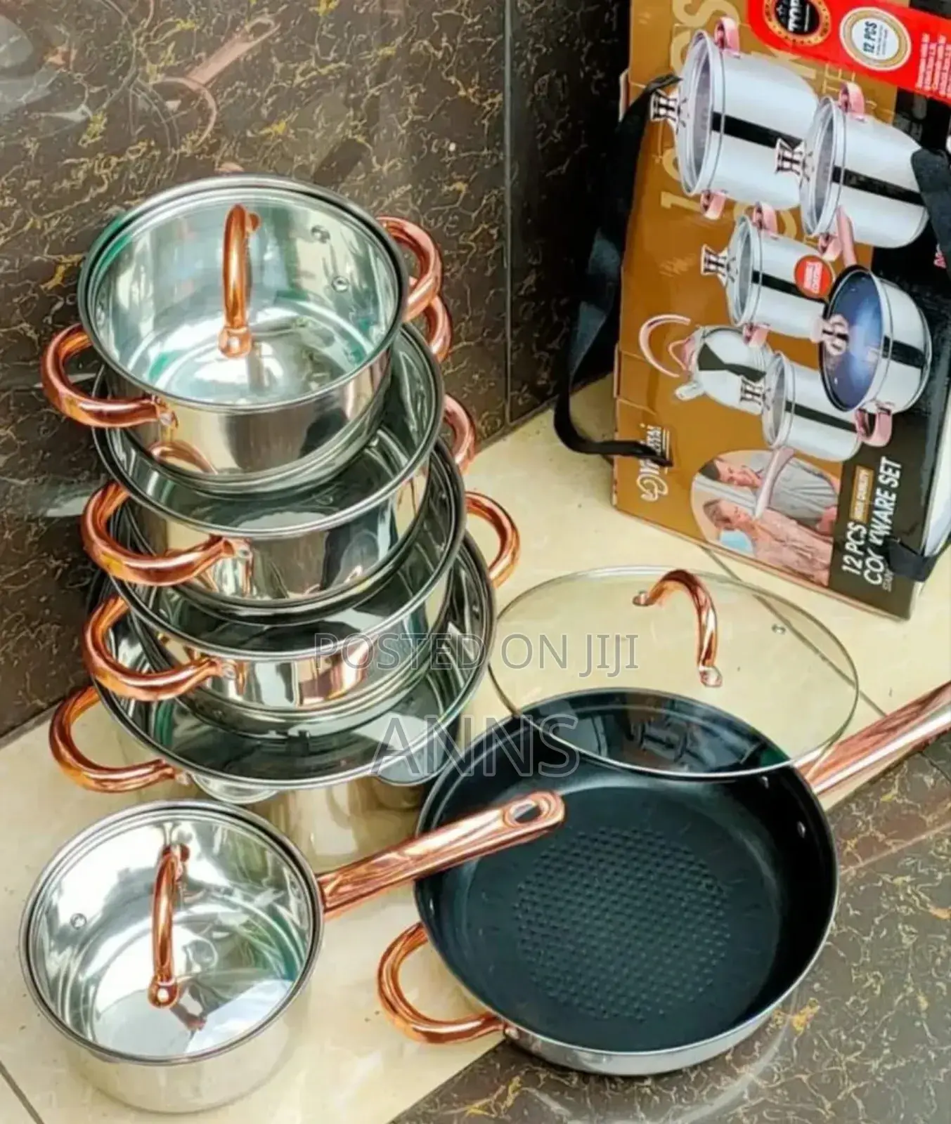 Yimeitai 12pc Induction Enabled Cookware Set