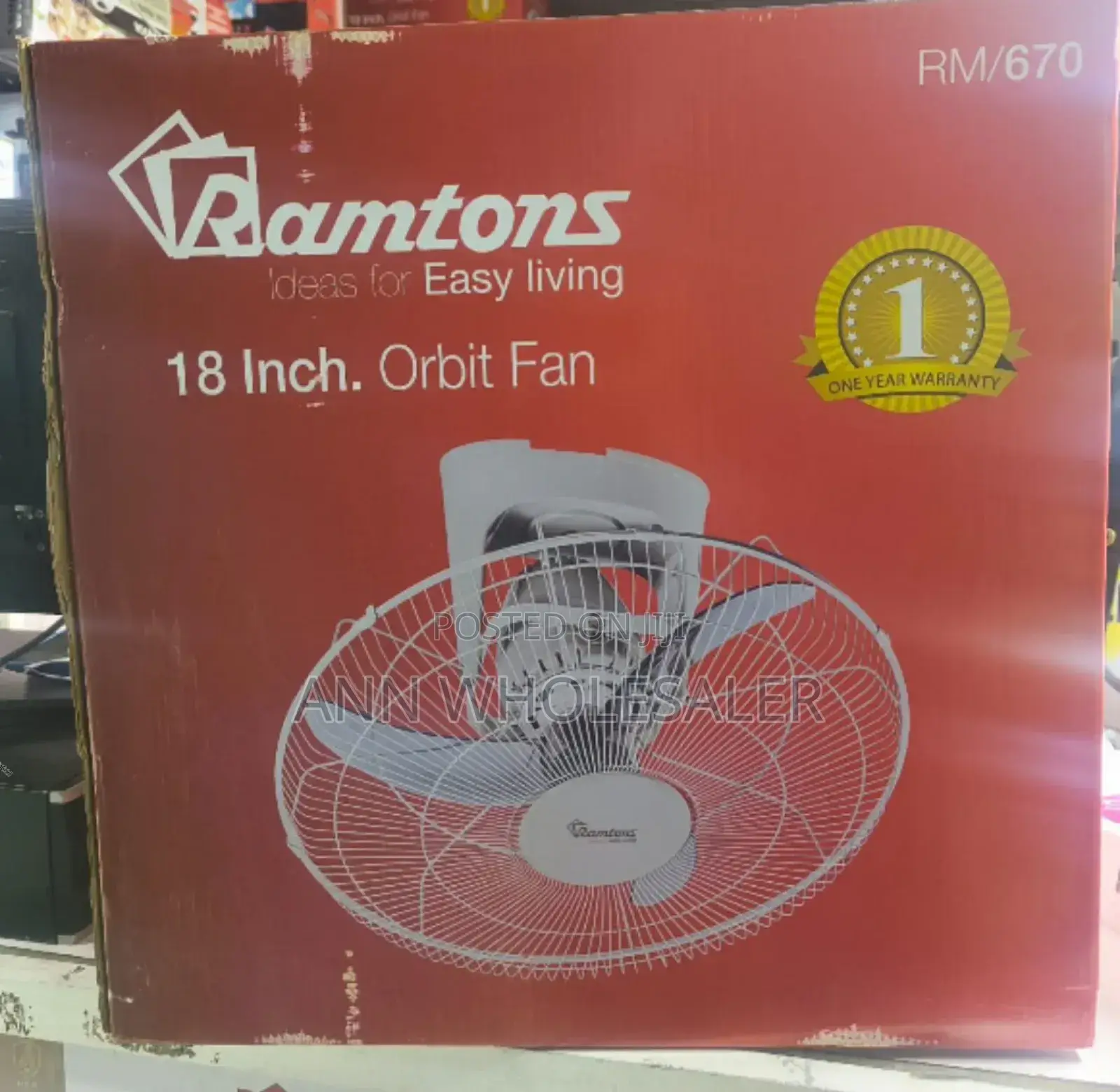 18 Inch Ramtons Orbit Fan RF/RM