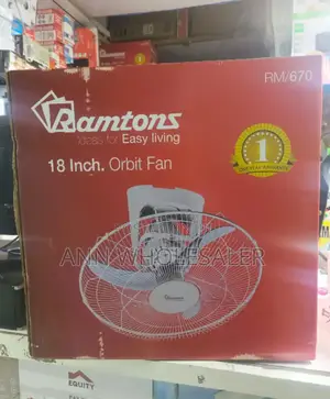 White 18" Ramtons Orbit Fan RF/RM