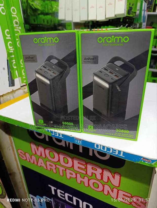 Oraimo Powerbox 500 50000mah 22.5W Power Bank Powerbank