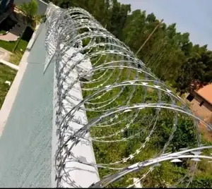 Barbed Razor Wire Fence