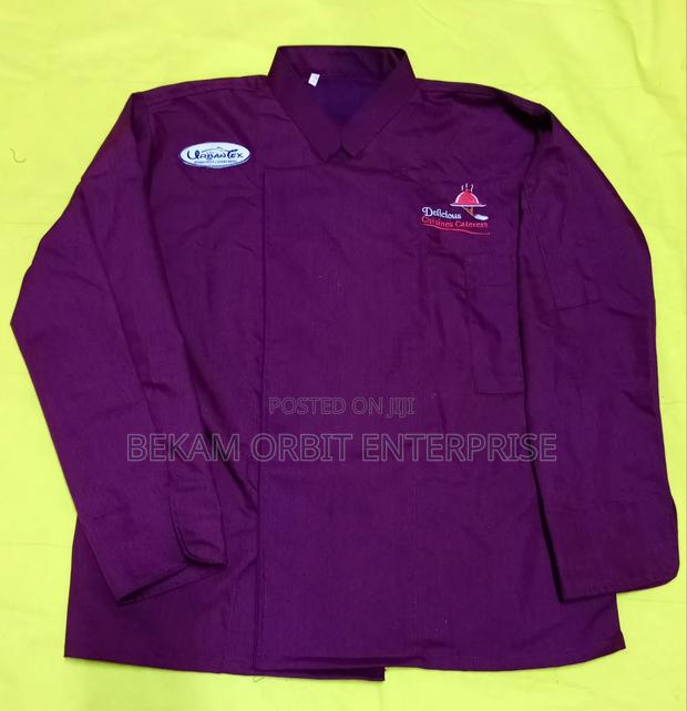 Front Reversible Customized Cotton Chef Jacket - thumbnail 3