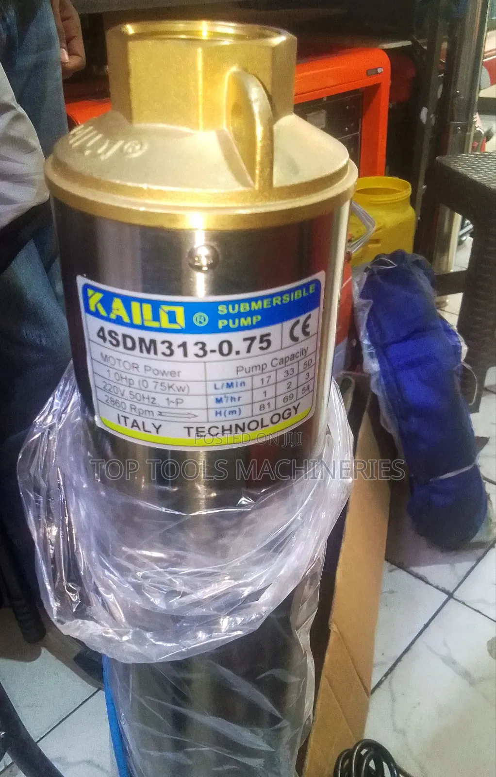 Kailo Submersible Water Pump 1 Hp 0.75kw