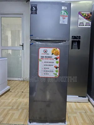 168L Fridge, Smartpro Double Door Refrigerator 2star