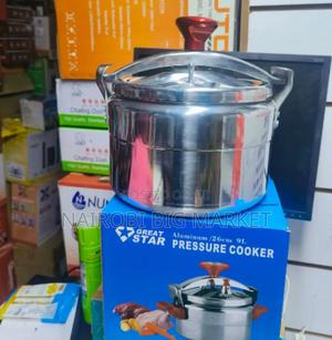 Aluminum 9 Litres Manual Pressure Cooker PC/M - thumbnail 2