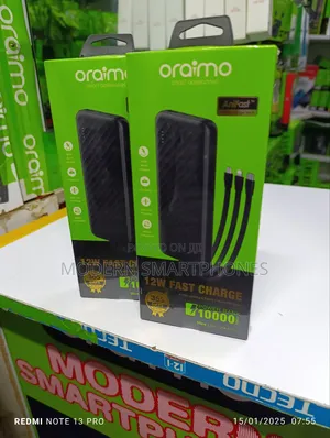 Oraimo Slice Link 10000mah 12W Power Bank
 Powerbank