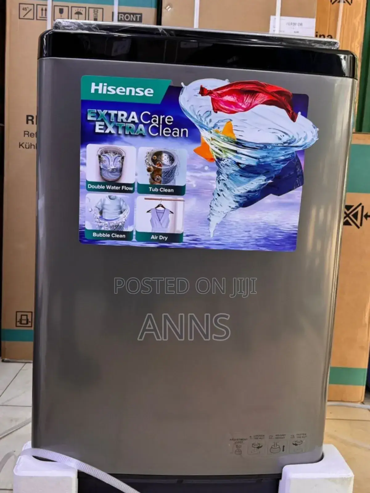 Hisense Top Load 8kgs Full Automatic Laundry/Washing Machine
