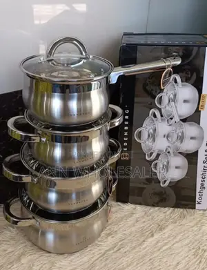 8 Pieces Edenburg EB-3717 Stainless Steel Cookware ES/T