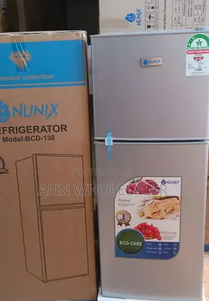 Nunix 138L Large Double Door Refrigerator N/138l