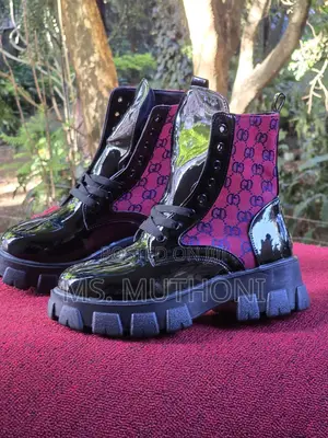 Prada Boots 37 38 39 40 41 42 (Red:Black)