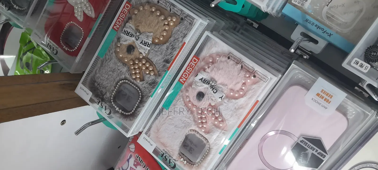 Furry Phone Case, Super Cute Plush for iPhone 15