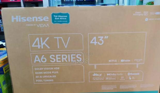 Hisense 43 Inches Smart Tv With Bluetooth - main view