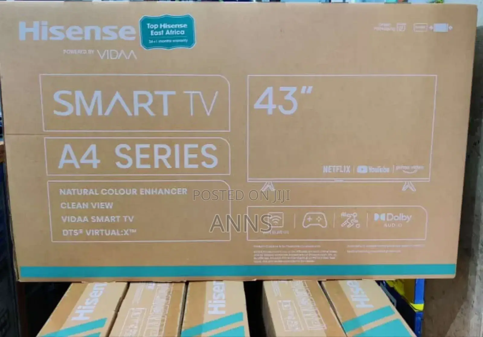 Hisense 43 Inches Smart Tv With Bluetooth