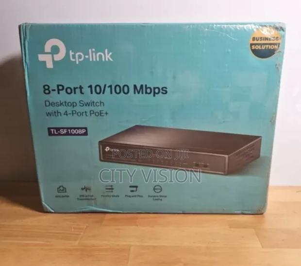 Tp-Link Sf1008p 8port With 4port Poe Desktop Switch