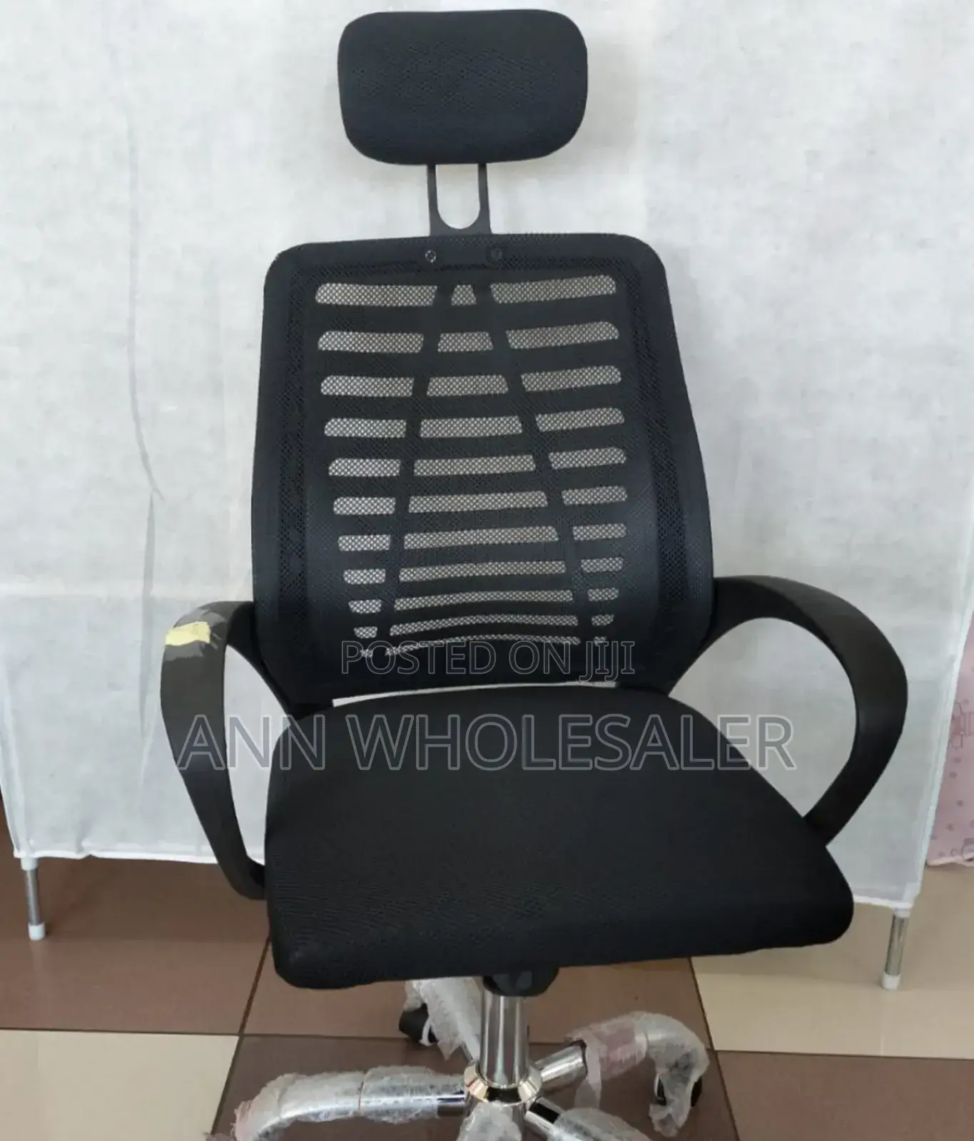 Secretarial Mesh Office Chair With Headrest FOC-OO6