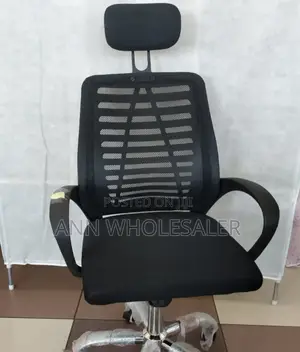 Secretarial Mesh Office Chair With Headrest FOC-OO6