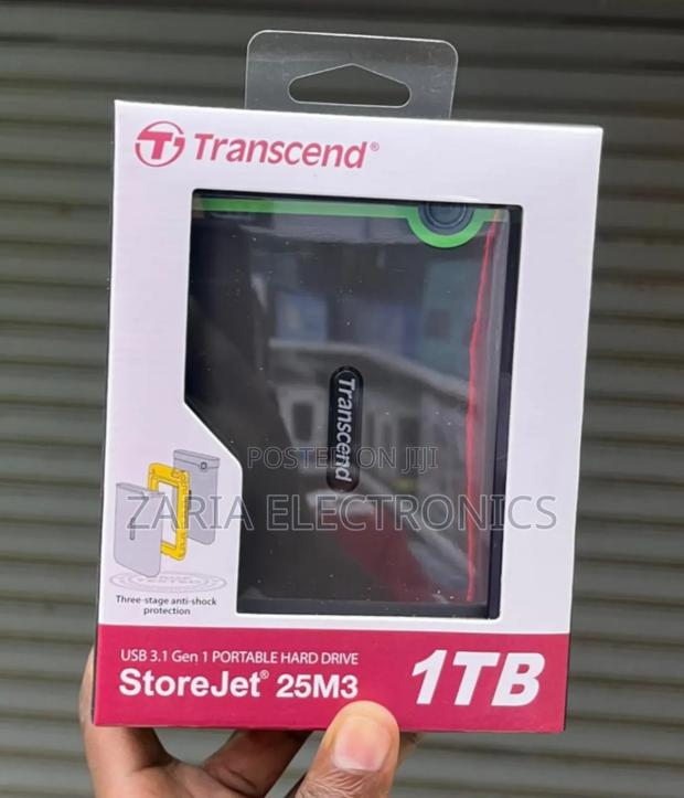 1tb Transcend Hardrive HDD - main view