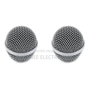 Silver Microphone Covers