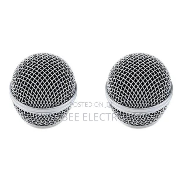 Silver Microphone Covers - main view