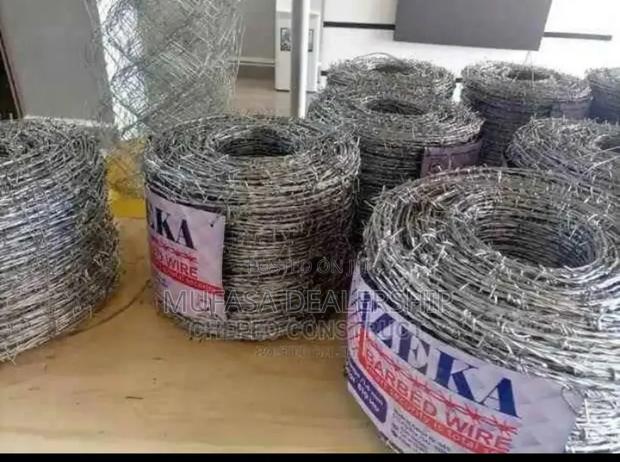 Stainless Barbed Wire Fence - main view