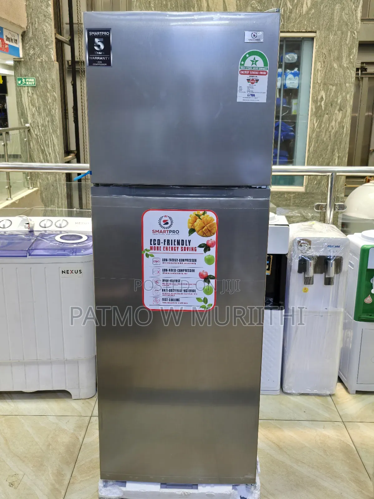 Fridge 348L, Smartpro No-Frost Double Door Fridge