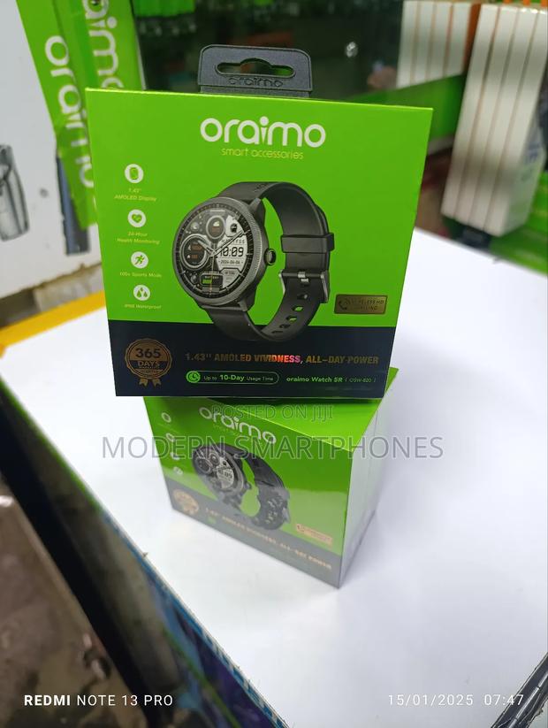 Oraimo Watch 5R 1.43'' Amoled IP68 Smart Watch - main view