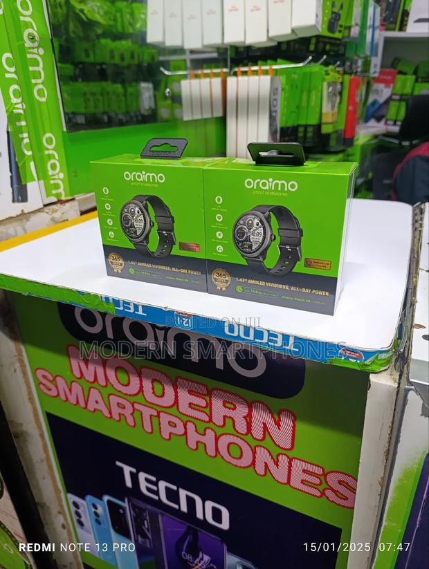 Oraimo Watch 5R 1.43'' Amoled IP68 Smart Watch - thumbnail 3
