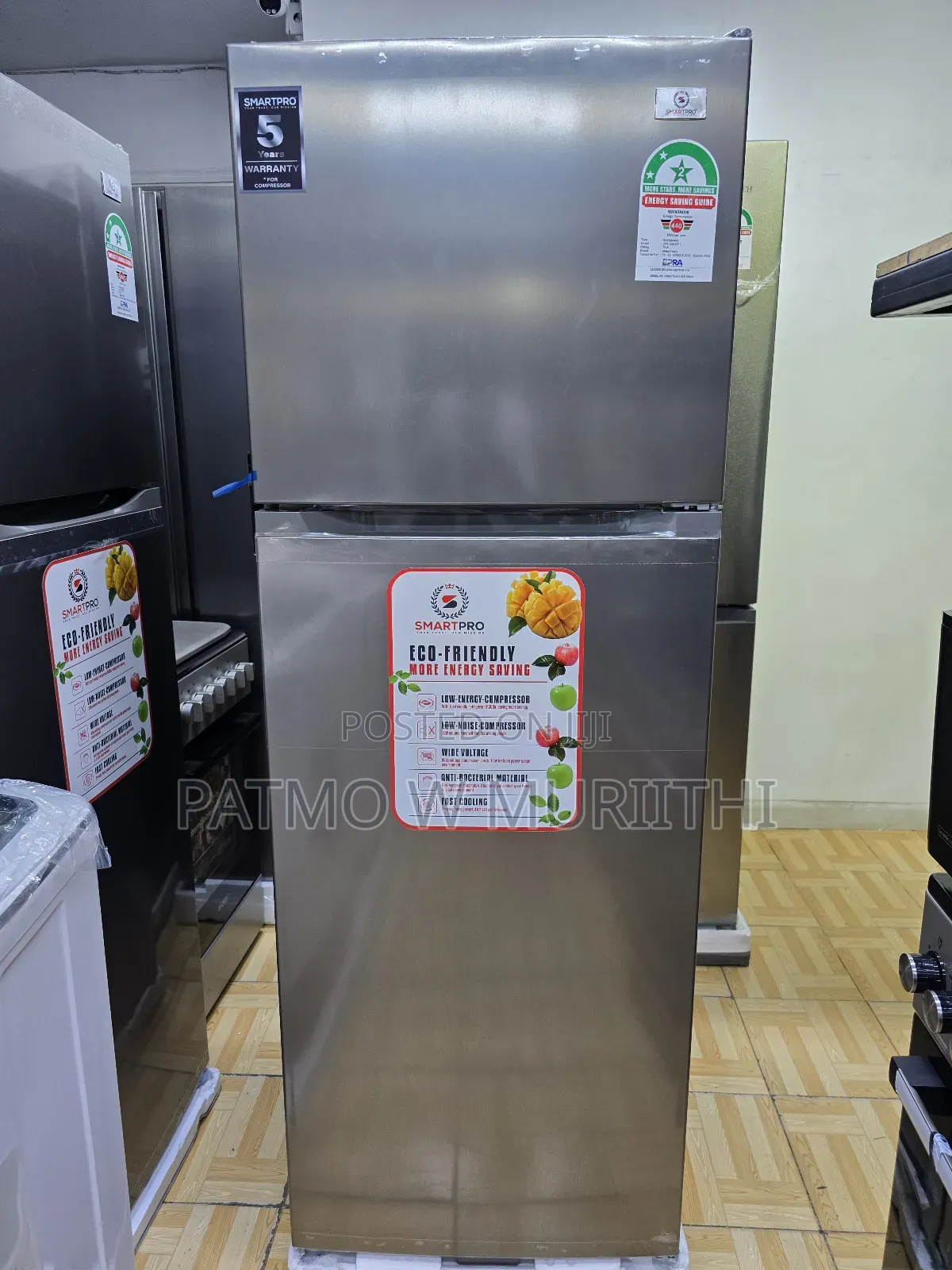 255L Fridge , Smartpro No-Frost Refrigerator 2star Rating