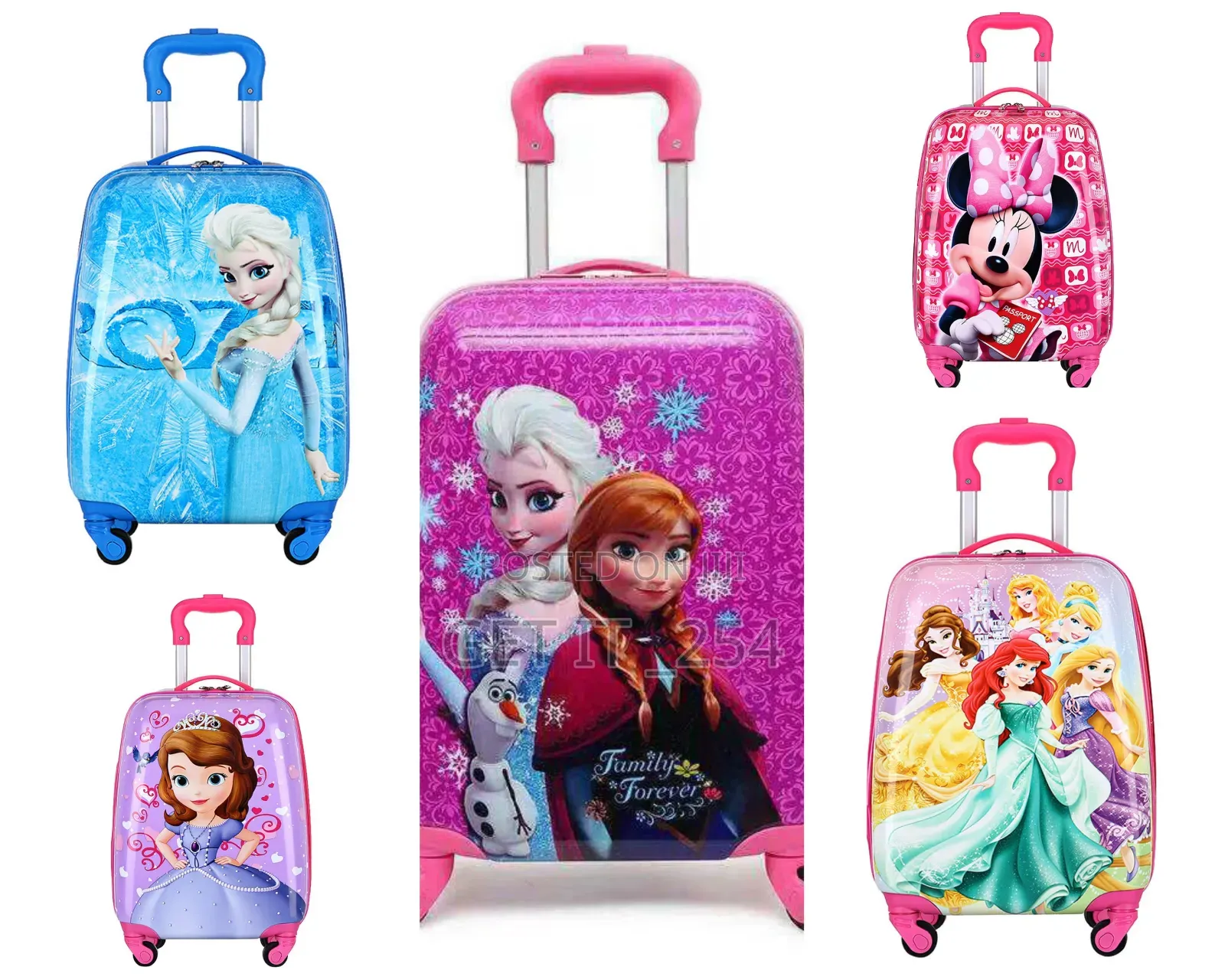 Cartoon Themed Kids Suitcase