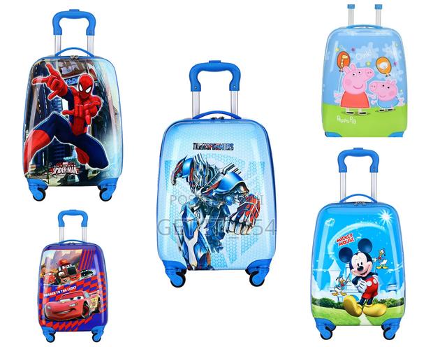 Cartoon Themed Kids Suitcase - thumbnail 2