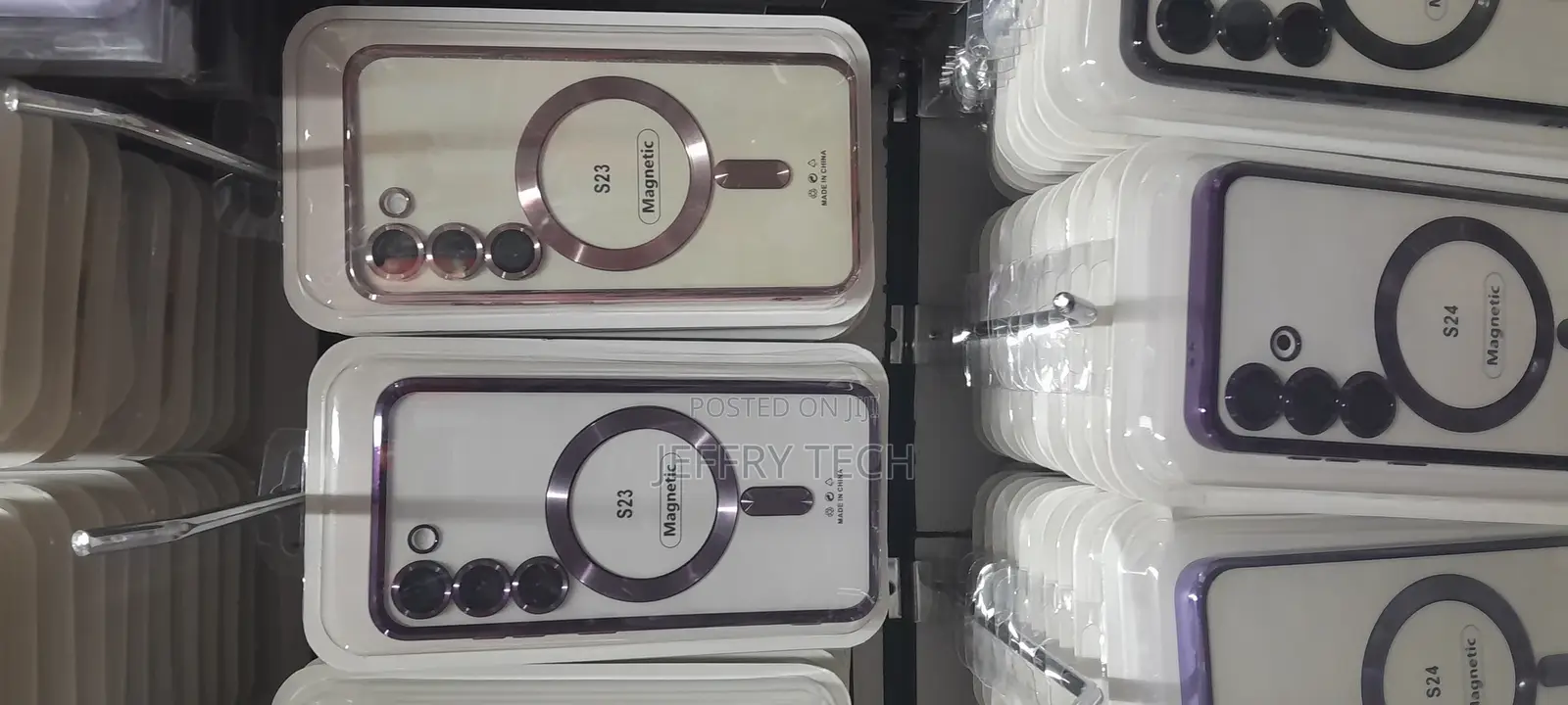 R Samsung Galaxy S23 Electroplated Clear Case With Magsafe