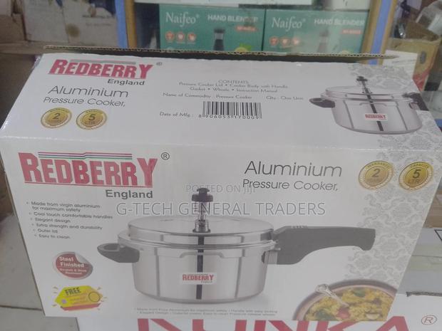 Redberry Single Handle Heavy Duty Pressure Cooker-5l