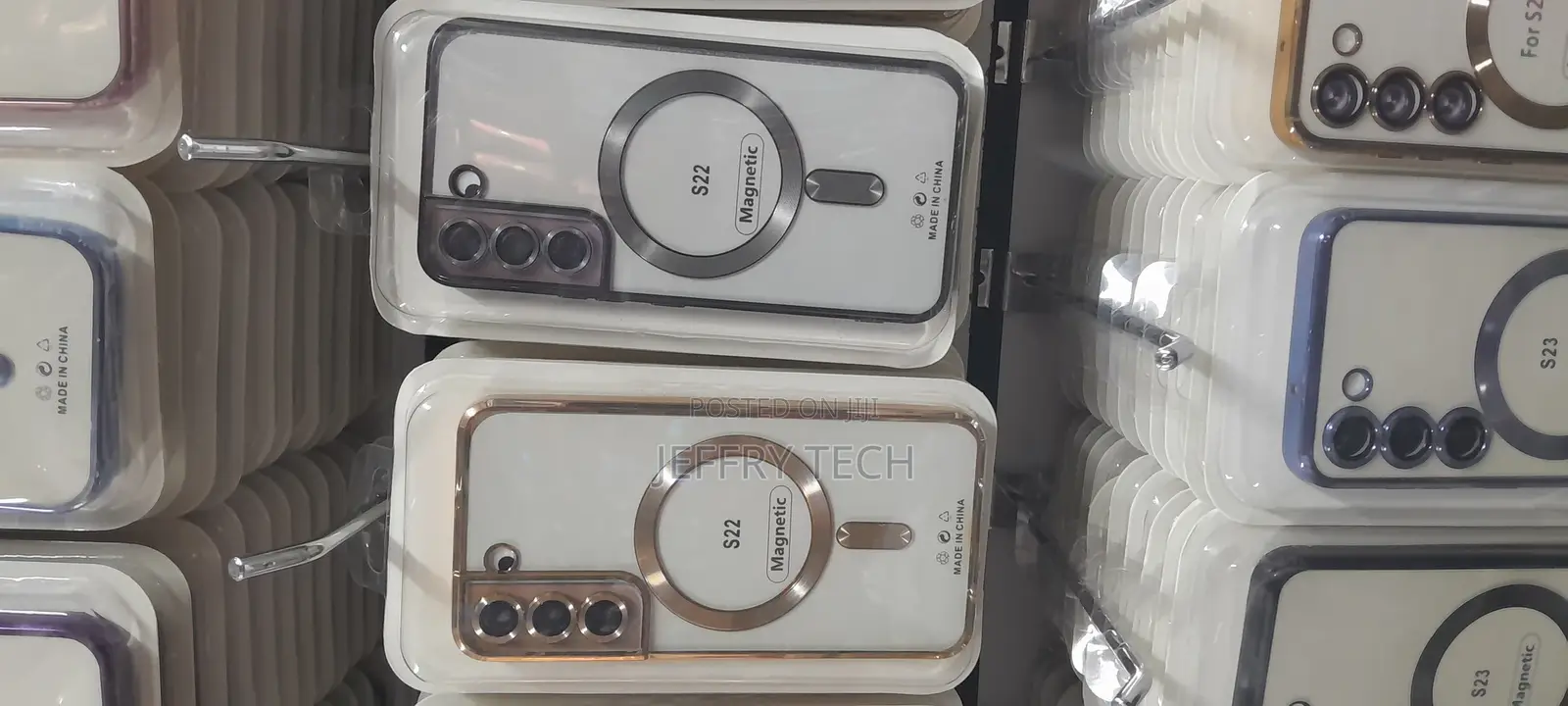 Samsunggalaxy S22 Case Electroplated Clear Case With Magsafe