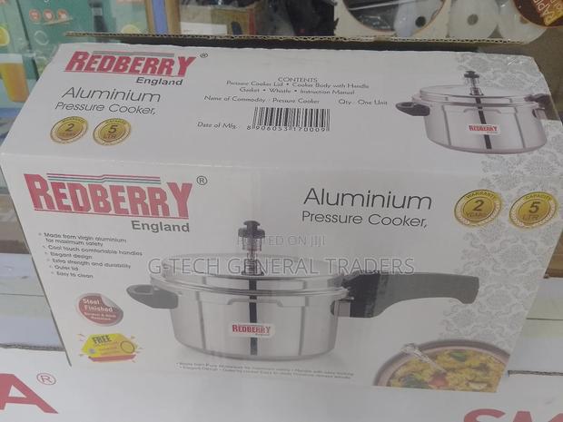 Redberry Aluminum Steel 5l One Handle Pressure Cooker