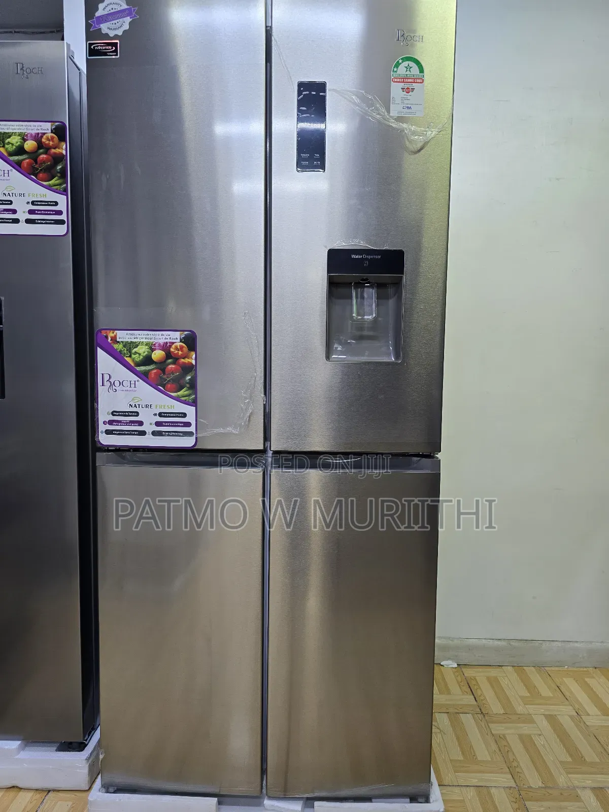 Refrigerator, Roch Side by Side Fridge 4door 434L No-Frost