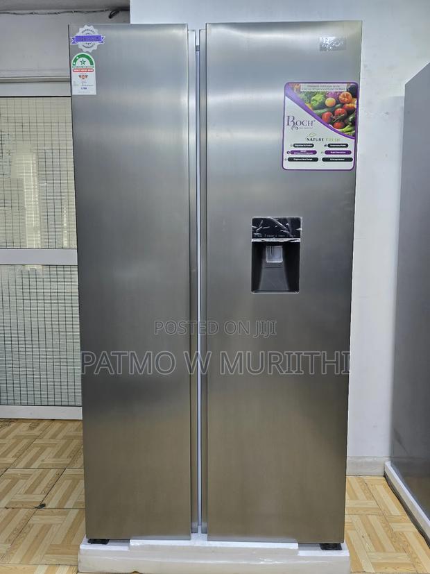 Fridge, Roch Side by Side No-Frost Fridge+ Dispenser 439L