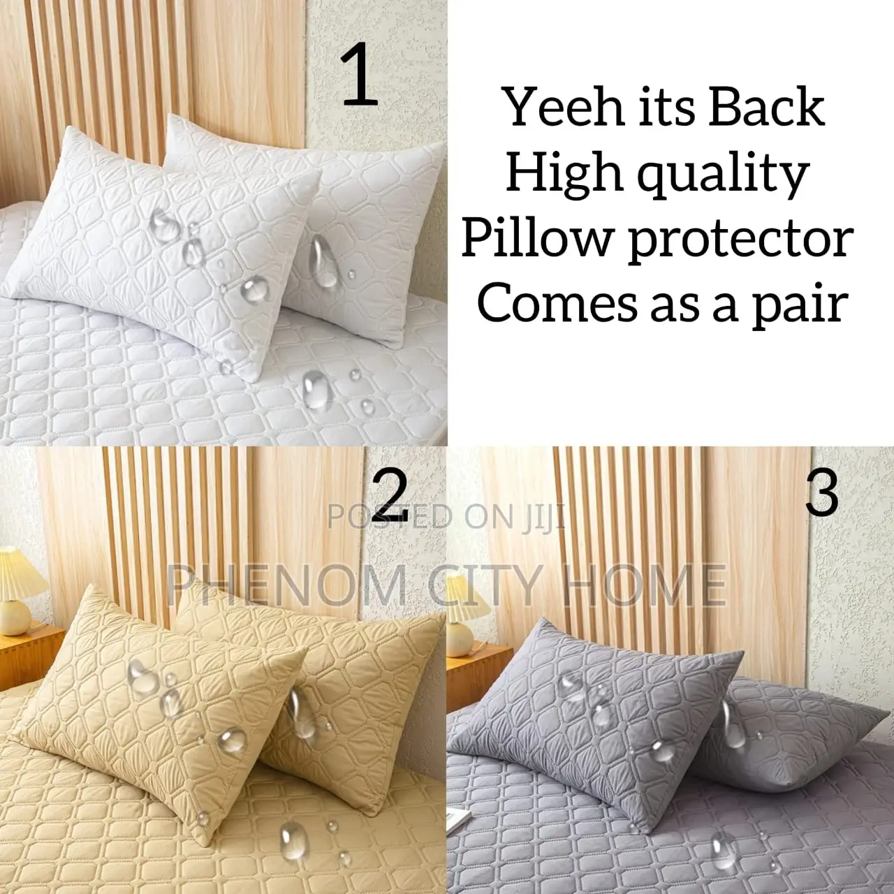 Pillow Protector Waterproof Available
