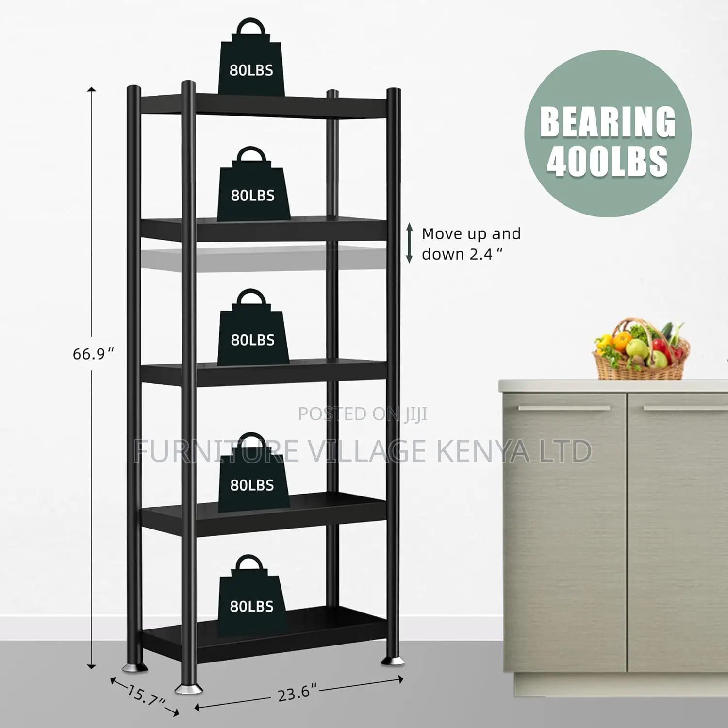 Office Cabinets; 5-Layers Warehouse Shelf Racks