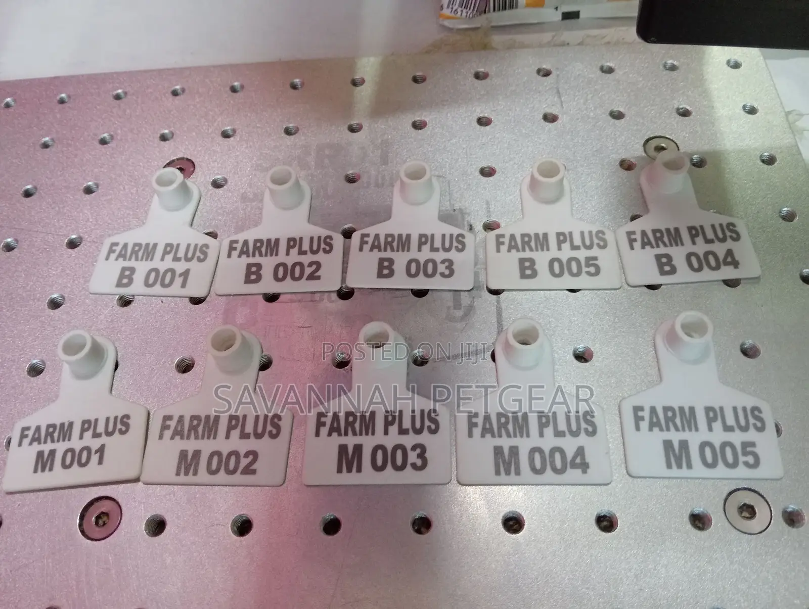 Customized Goat, Sheep, Pig Ear Tags - Assorted Colours