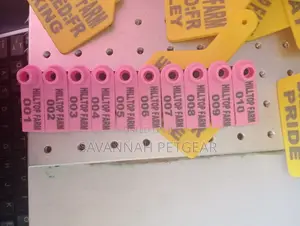 Customized Goat, Sheep, Pig Ear Tags - Assorted Colours