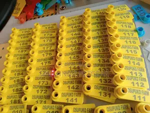 Customized Goat, Sheep, Pig Ear Tags - Assorted Colours