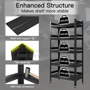 Heavy Duty Garage Storage Racks and Shelving, 5-Tier