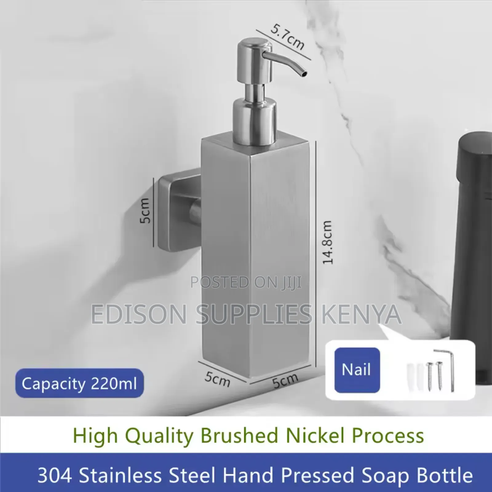 Liquid Soap Dispenser Kitchen Hand Press Pump Soap Bottle