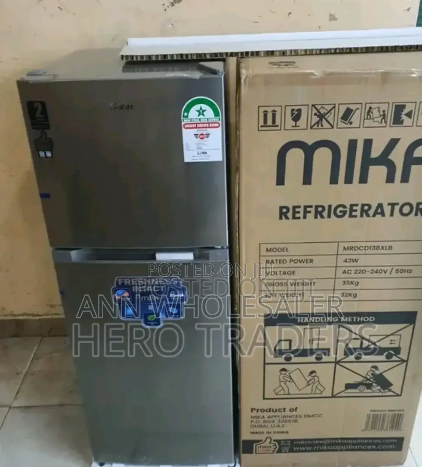 Mika 202 Non Frost Fridge