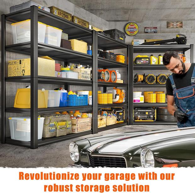 Adjustable Heavy Duty Shelving Unit Industrial Metal Shelves - thumbnail 4