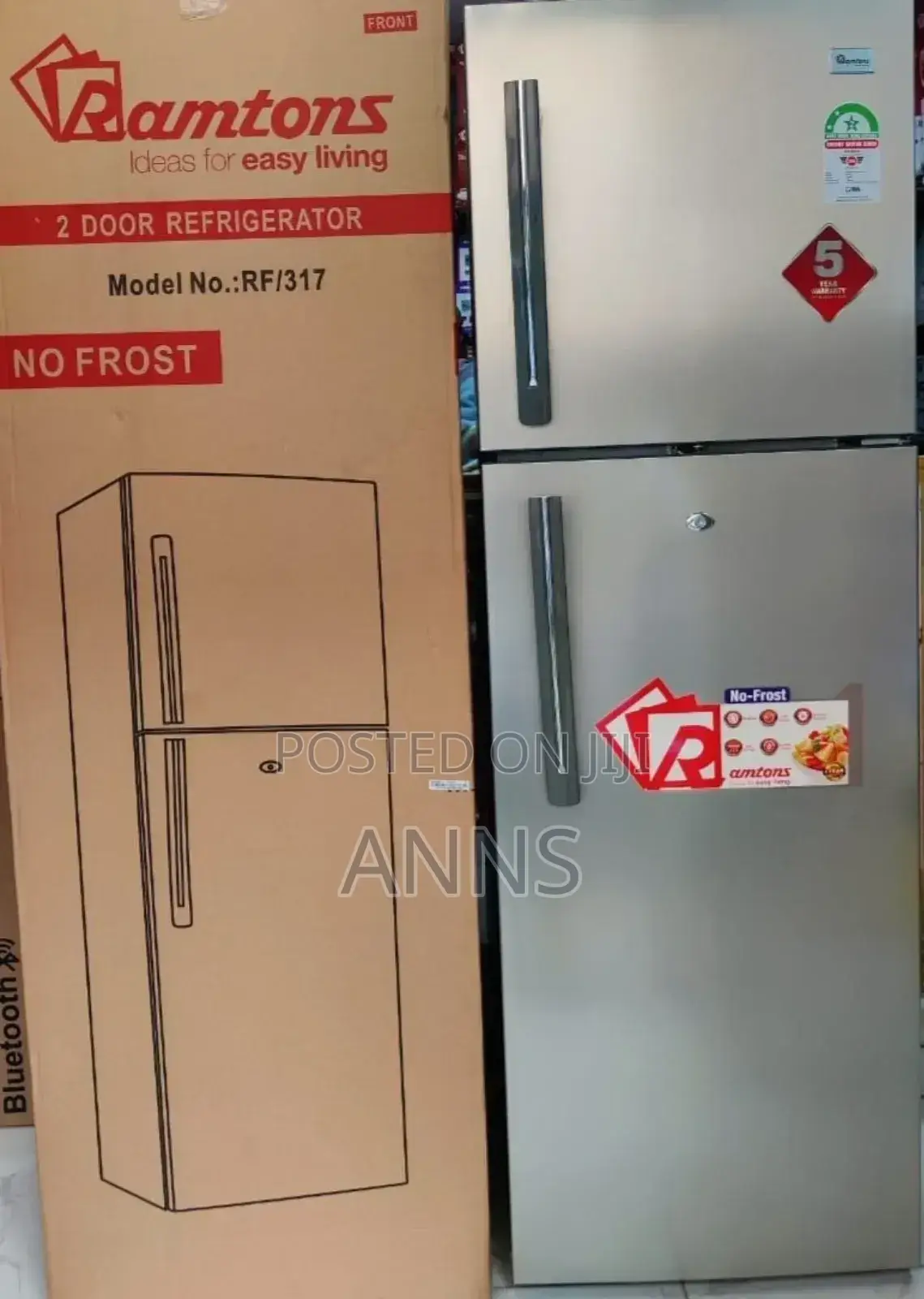 Ramtons 243litres RF/317 No Frost Fridge