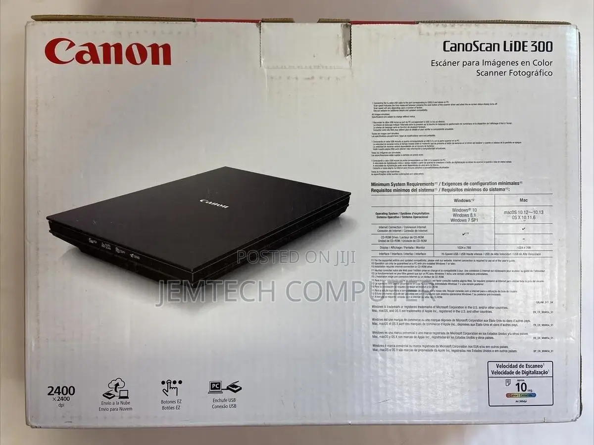 Canon Canoscan Lide 300 2400x2400dpi Flatbed Scanner