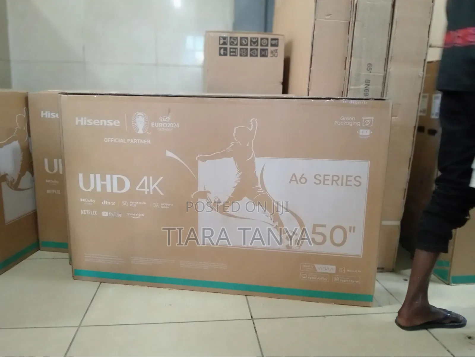 Hisense 50''inches Ultra Hd Smart Tv, Netflix, Bluetooth 50a6