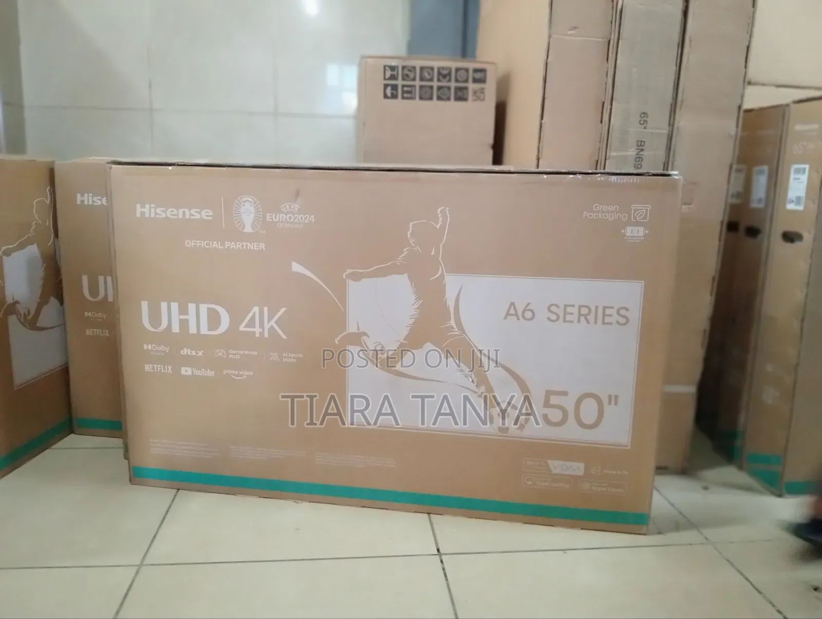 Hisense 50''inches Ultra Hd Smart Tv, Netflix, Bluetooth 50a6